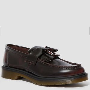 Dr Martens Adrian Tassel Loafers Cherry Red